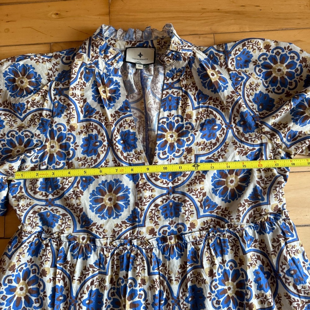 Tuckernuck Soleil Medallion Crawford Mini Dress Size: XS 100% Cotton - Picture 6 of 8